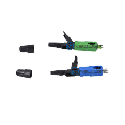 0.3dB 挿入損失 プレスチューブ2.0mm FTTHファイバー・クイック・コネクタ > 90N 張力強度