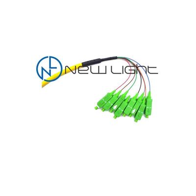 高性能スプライシング用、LSZHジャケットおよび0.9mm径のシングルモードSC/UPC光ファイバーピグテール